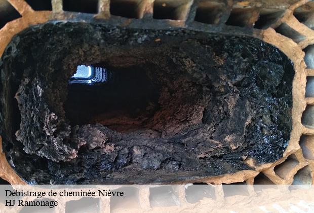 Débistrage de cheminée 58 Nièvre  HJ Ramonage