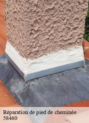 Réparation de pied de cheminée  breugnon-58460 HJ Ramonage