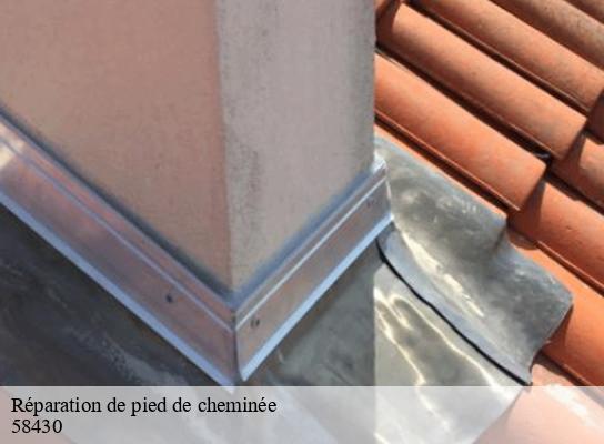 Réparation de pied de cheminée  fachin-58430 HJ Ramonage