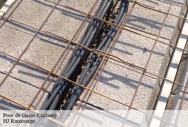 Pose de Gaine  clamecy-58500 HJ Ramonage
