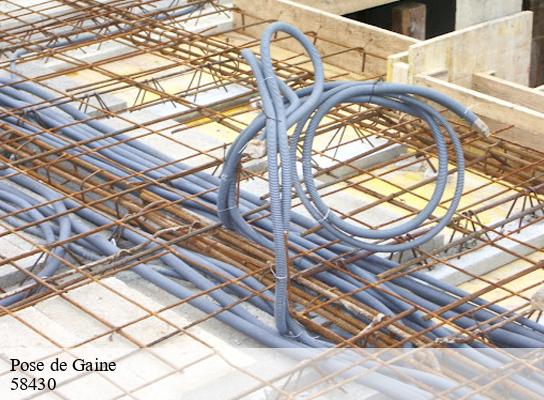 Pose de Gaine  fachin-58430 HJ Ramonage