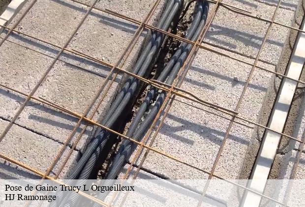 Pose de Gaine  trucy-l-orgueilleux-58460 HJ Ramonage